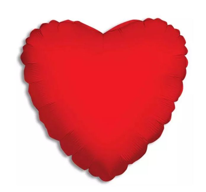 Solid Red Heart