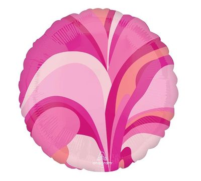 Pink round hexl decorative