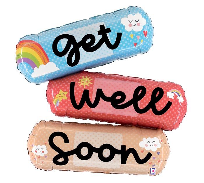 GWS 34&quot;*PKG* CHEERFUL GET WELL