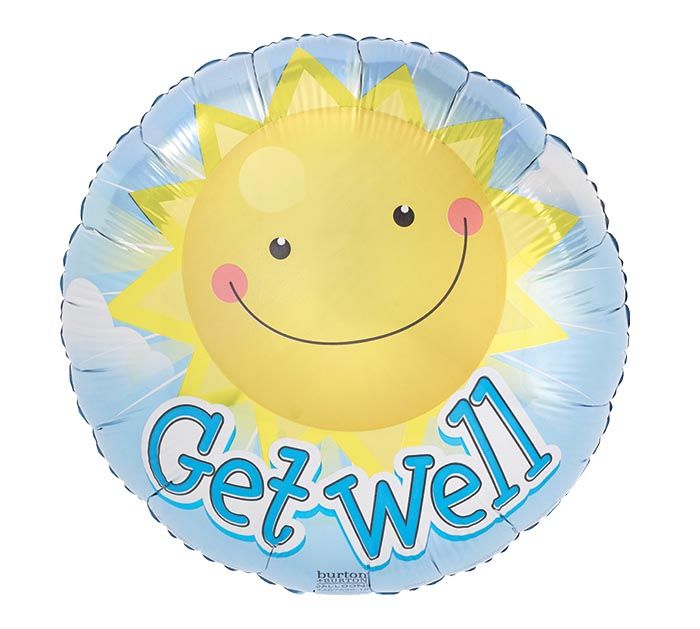 GWS 17&quot;*PKG* GET WELL SUNS
