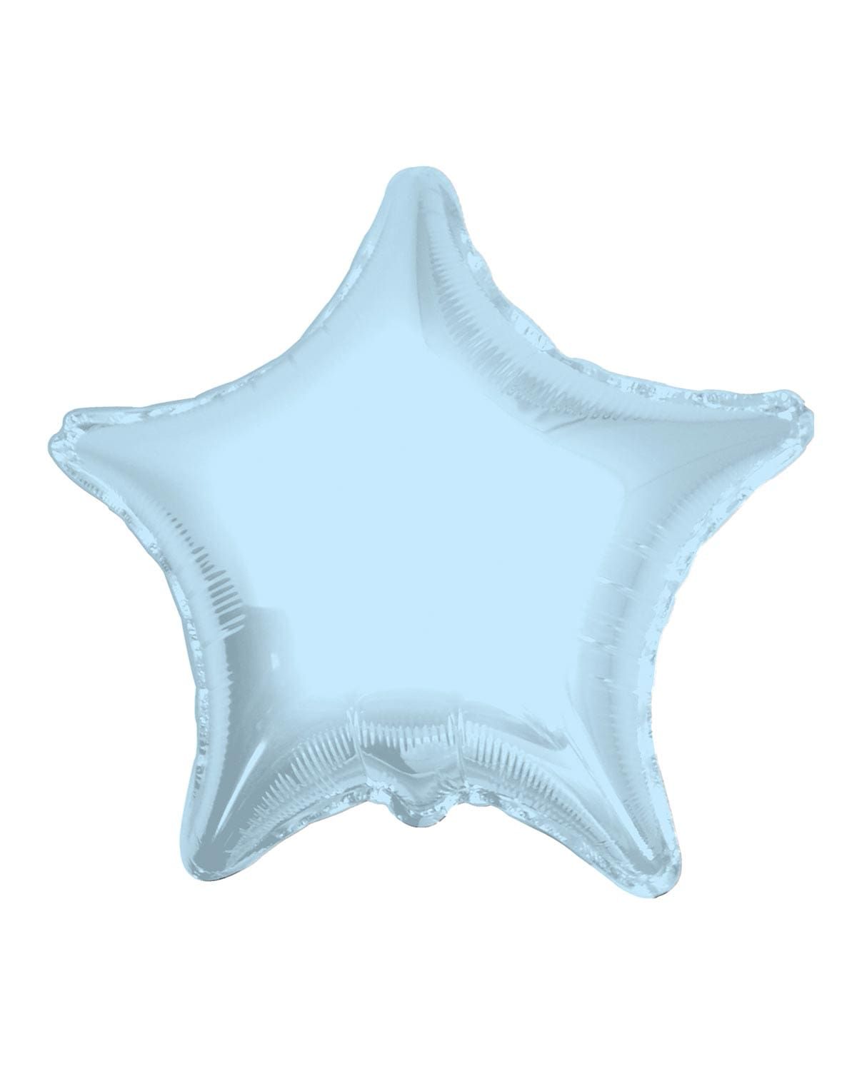 Solid Color Star Foil Balloon - Light Blue - Bagged