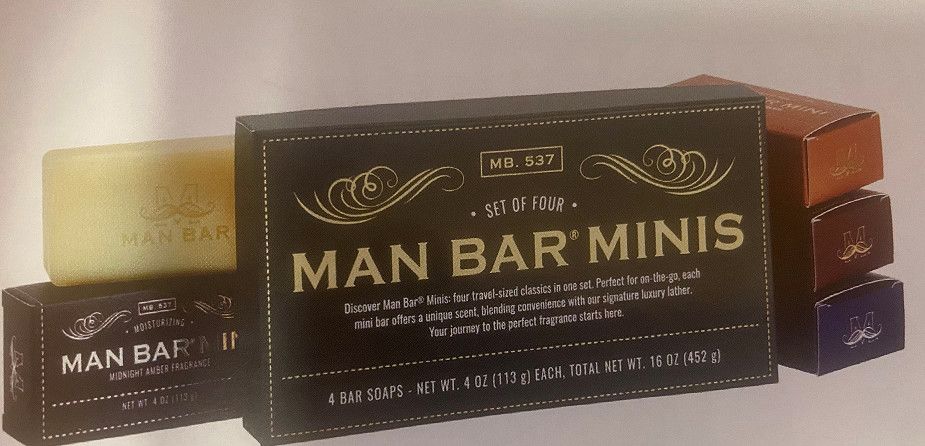 Man Bar Mini 4pc Boxed Gift Set