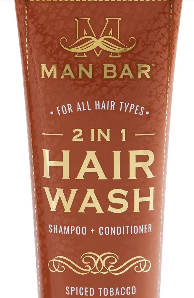 Man Bar 2 In 1 Hair Wash -Spiced Tobacco