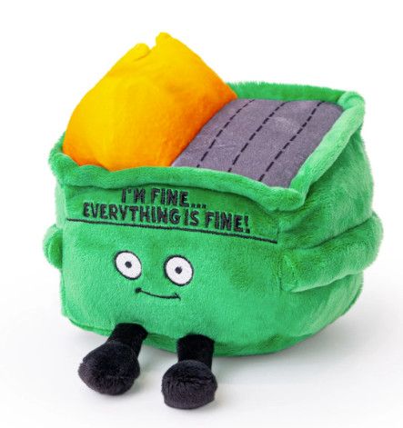 Dumpster Fire Plushie Meme