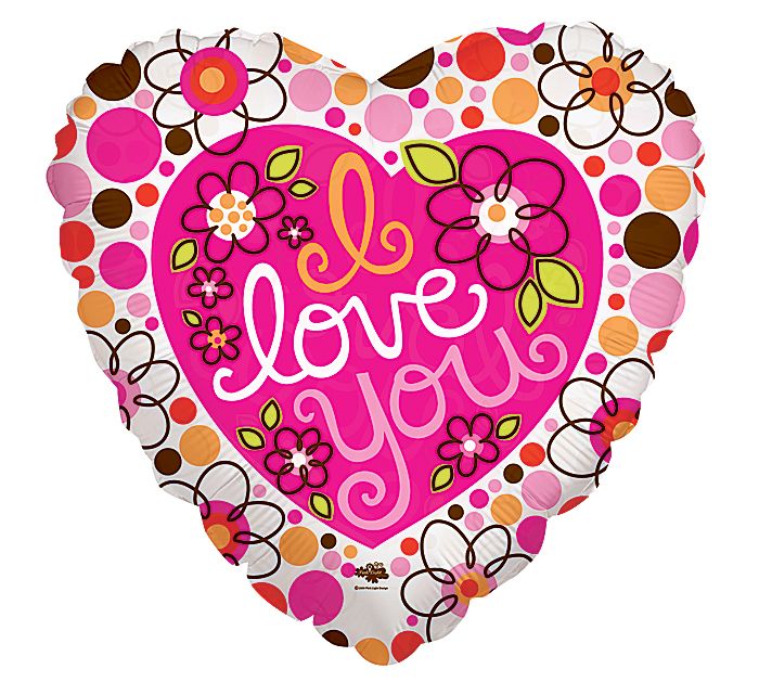 I Love You balloon