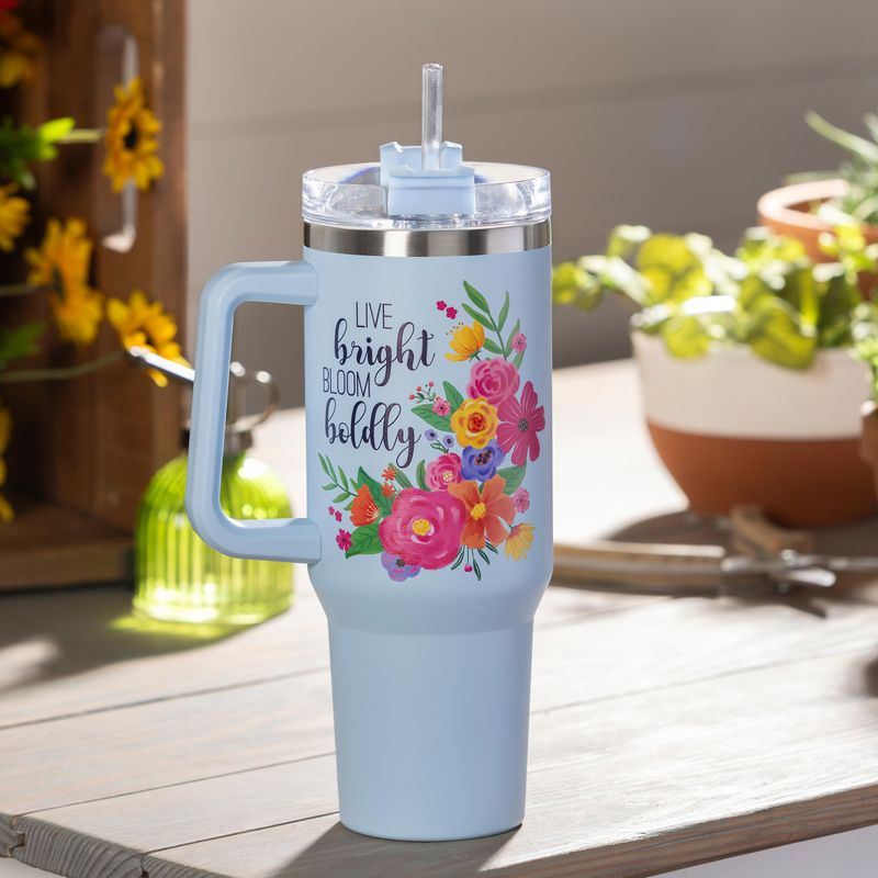 Live Bright Bloom Boldly Canyon Cup, Double Wall S