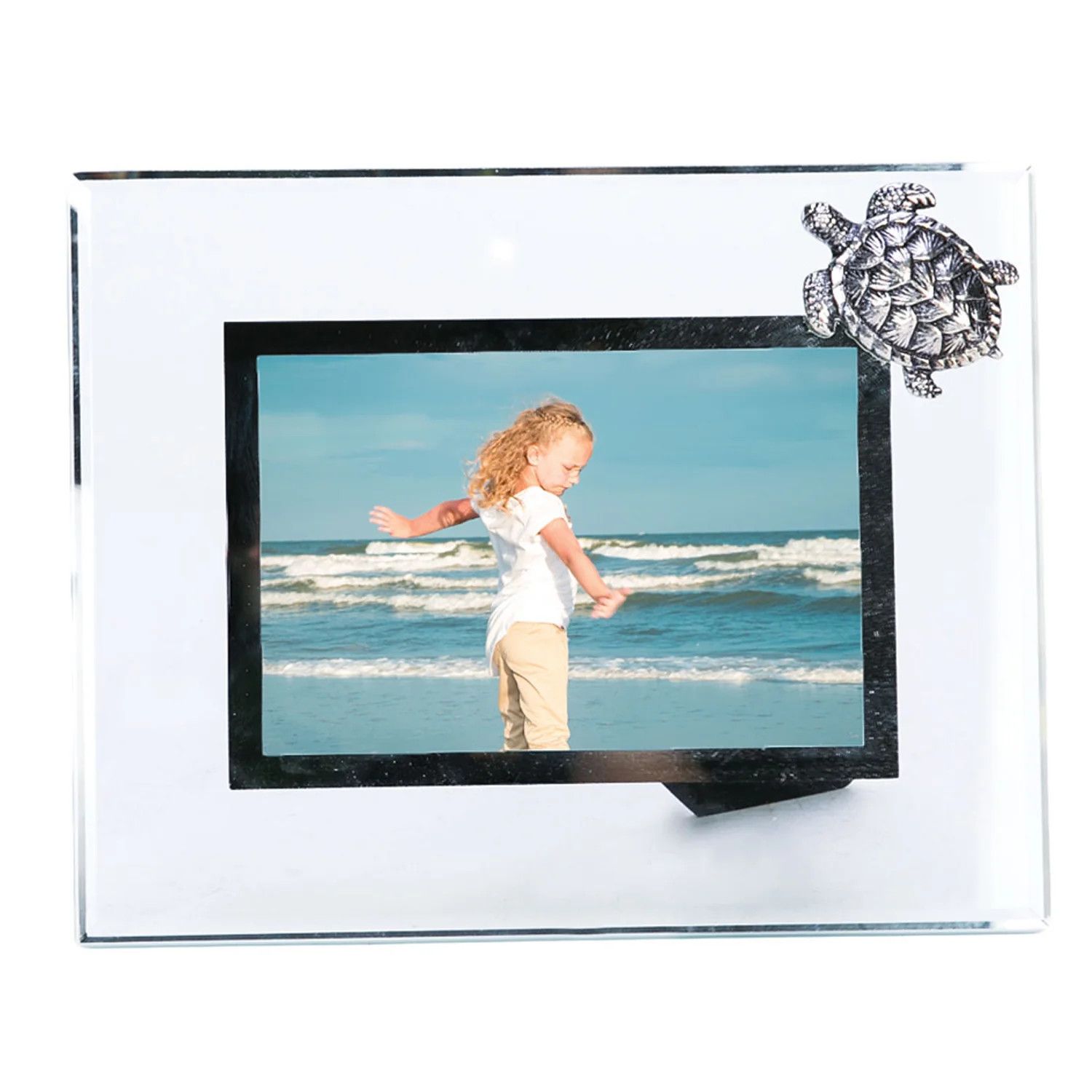 4X6 FRAME W/PEWTER TURTLE