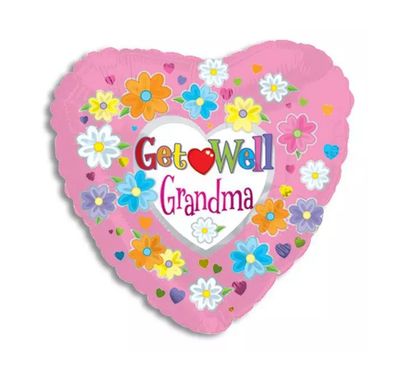 18&quot; Get Well Grandma Foil Balloon