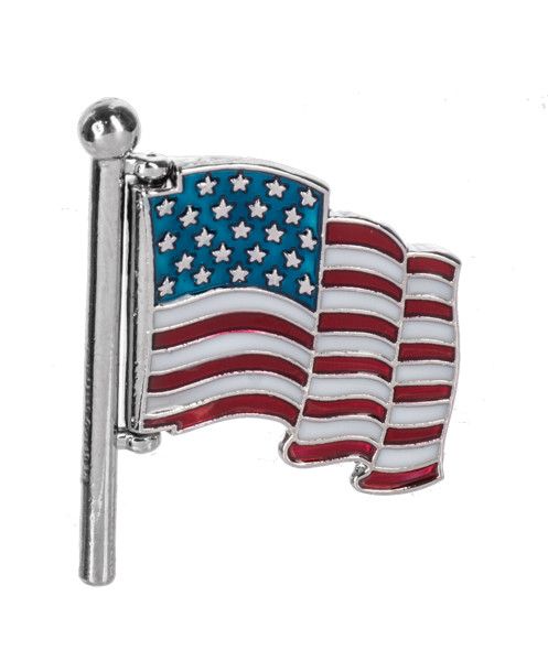 God Bless America - Swivel Flag Charm