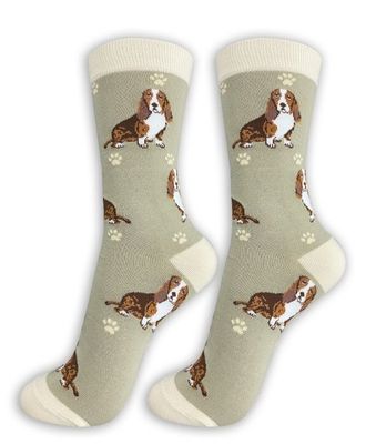 Basset Hound - Unisex - Fun Novelty Socks - Dog Socks | default - #800FB-2