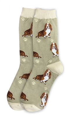Basset Hound - Unisex - Fun Novelty Socks - Dog Socks | default - #800FB-2