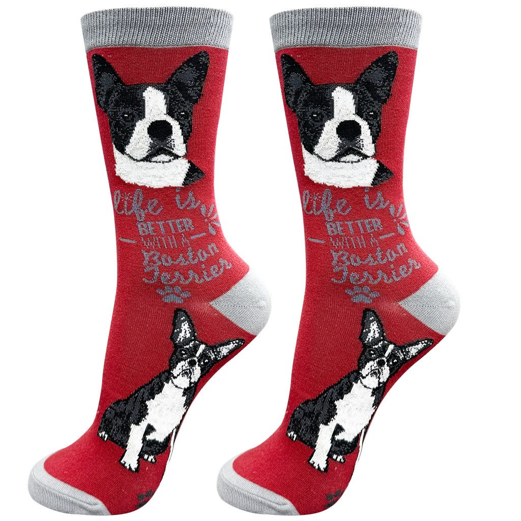Boston Terrier sock