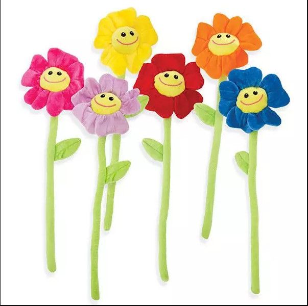 18&quot; Plush Get Well Flowers, Assorted