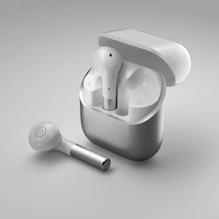 Noise Cancellation Laud Wireless Earphones White
