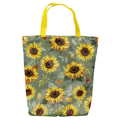 Grateful Gatherings Sunflower Compact Tote Bag