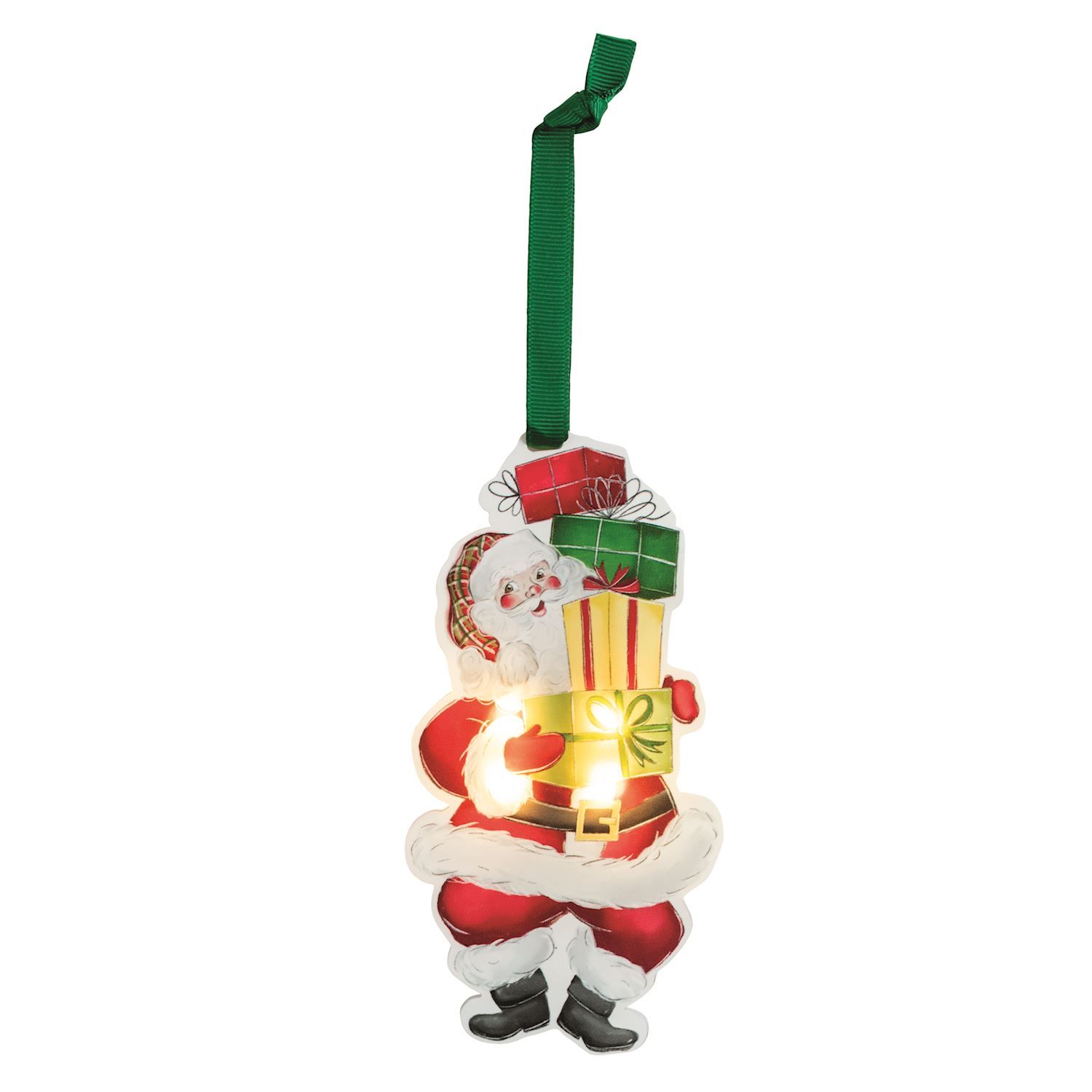 ACRYLIC LED PRESENT ORNAMENT