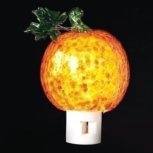 7&quot;H PUMPKIN HALLOWEEN NIGHT LIGHT