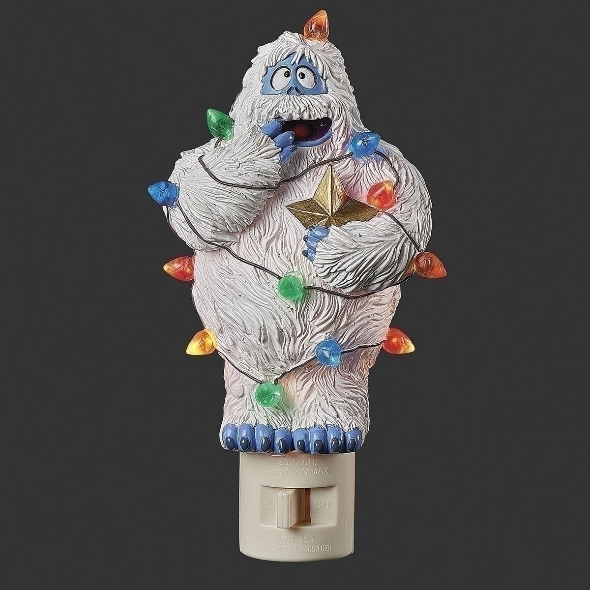 6&quot;H TANGLED BUMBLE NIGHT LIGHT CHRISTMAS STAR
