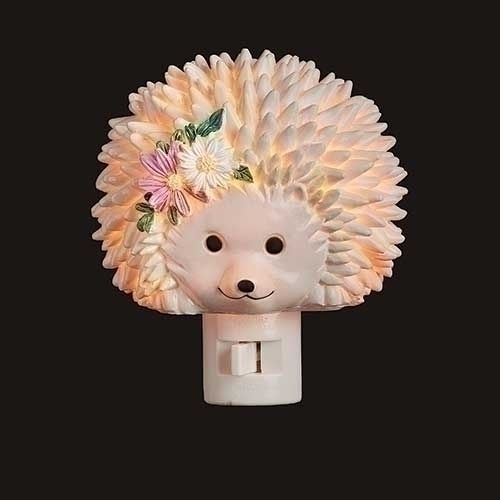 4.5&quot;H PUDGY PAL HEDGEHOG NIGHT LIGHT; PLUGIN