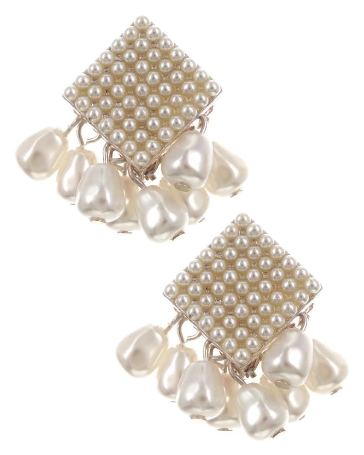 Bridal Pearl Earring Set