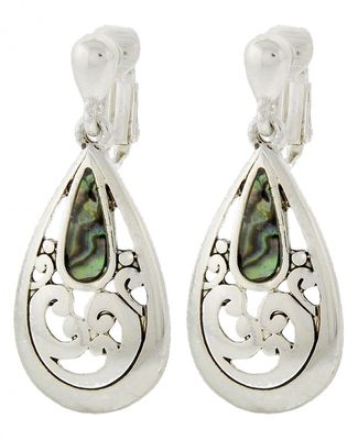 Abalone Teardrop Dangle Earring Set