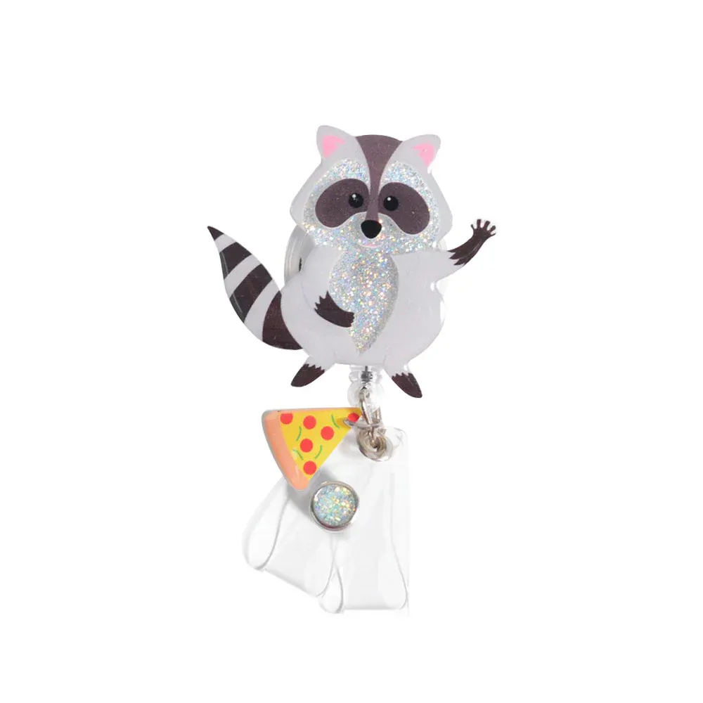 Glitterific Raccoon Pizza