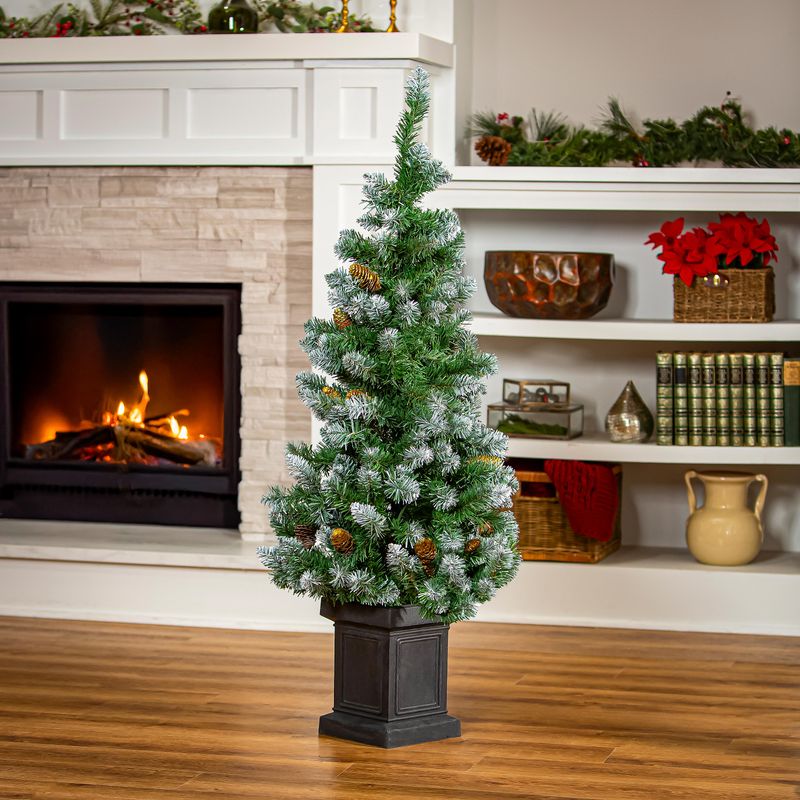 Shades of Emerald Tree Artificial LED Pine Cone in