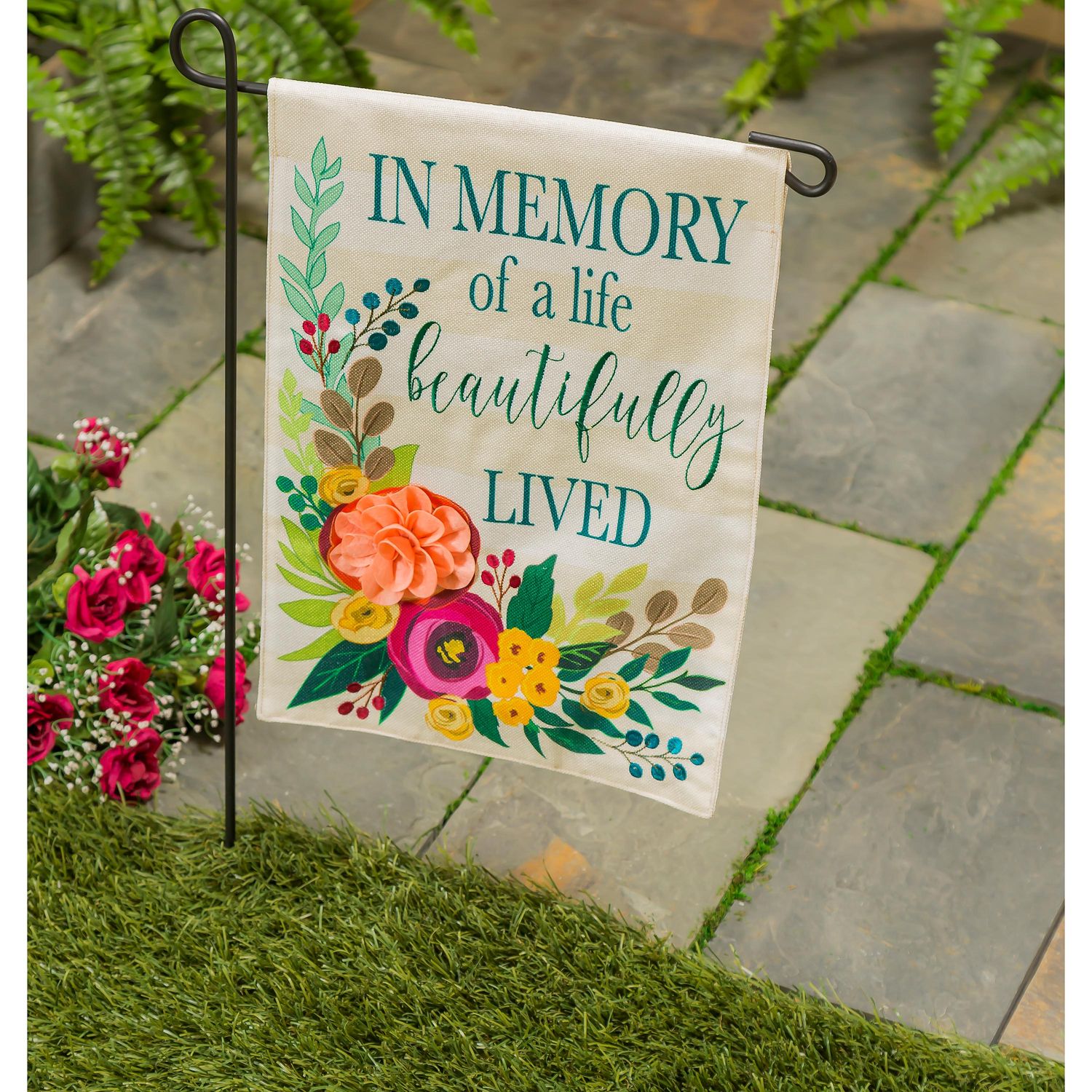 In Memory of a Life Beautifully Lived Garden Burla