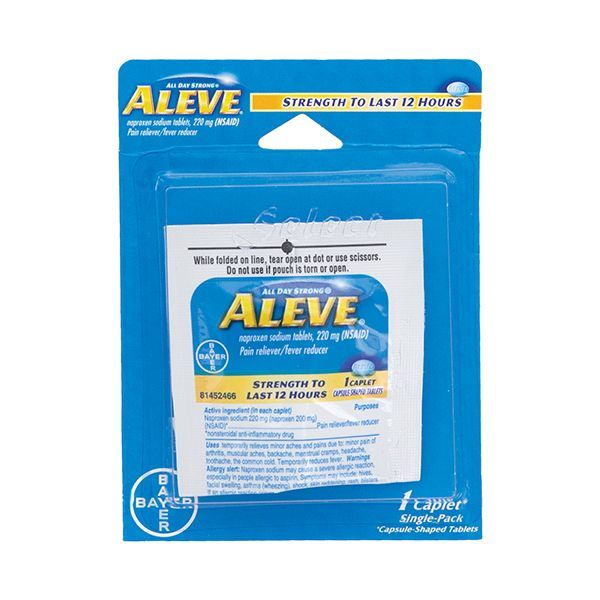 Aleve Tablets Single Dose Individual Packets