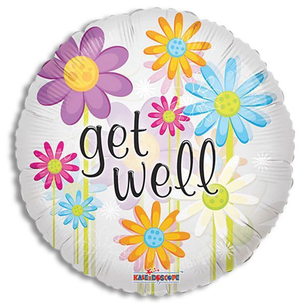 Get Well Daisies Foil Balloon