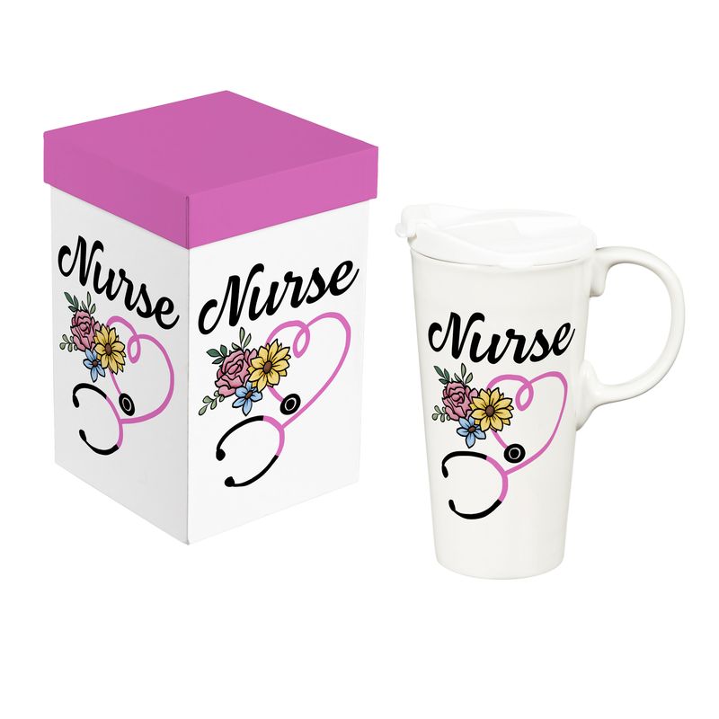 Title Series Ceramic Perfect Cup, Nurse, 17oz, Gift Box