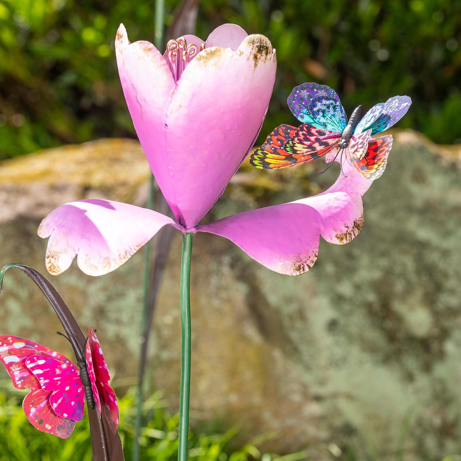 Garden of Wonder Outdoor Hanging Décor, Outdoor Magnetic Glitter Butterfly, Asst