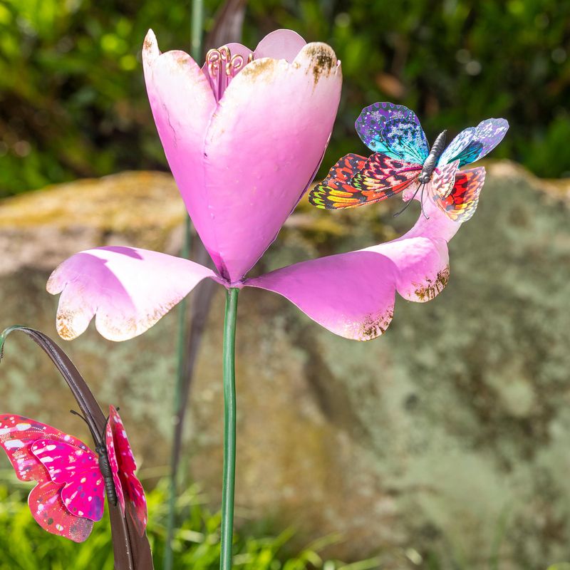 Garden of Wonder Outdoor Hanging Décor, Outdoor Magnetic Glitter Butterfly, Asst
