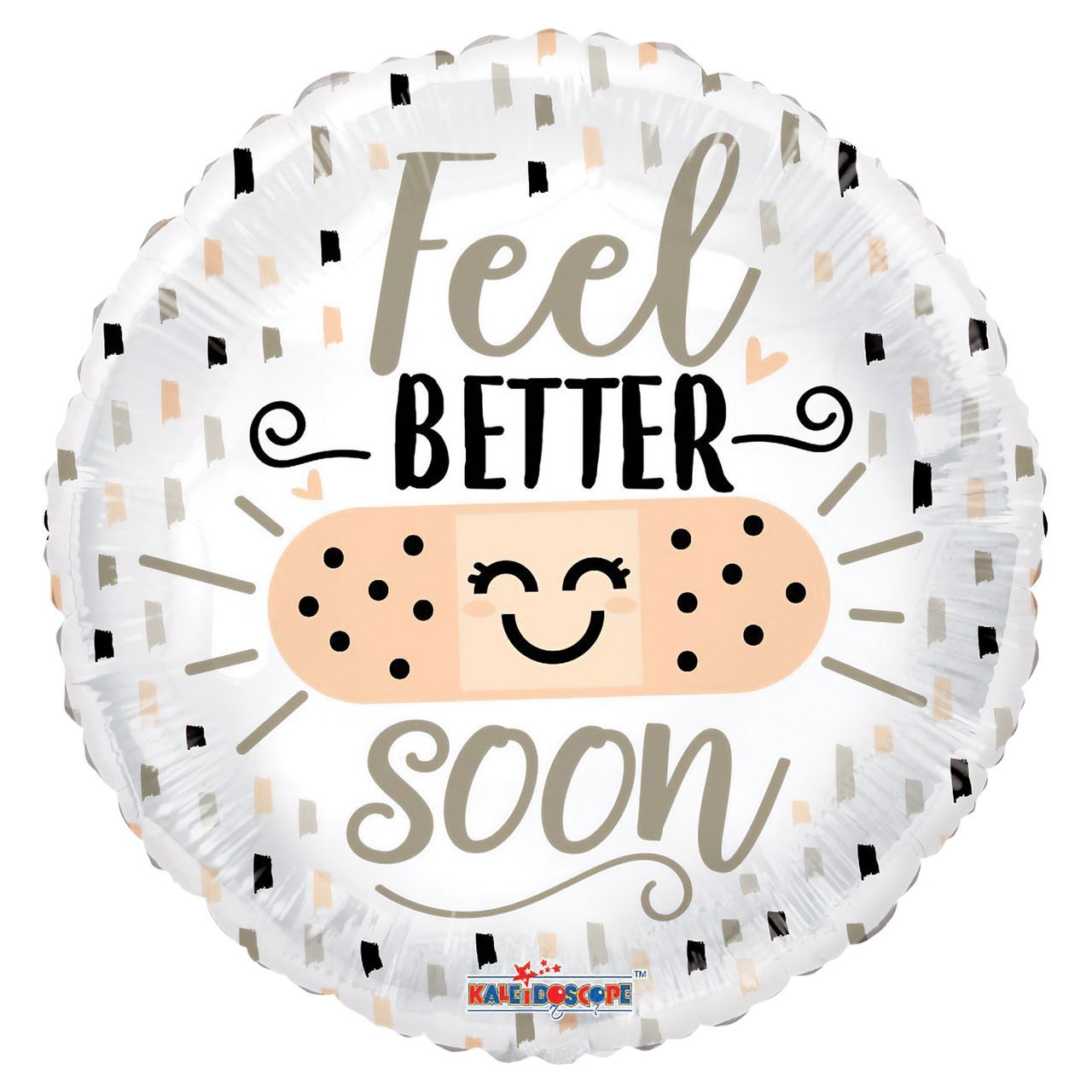 18&quot; Foil Balloon- Feel Better Soon, Bandaid