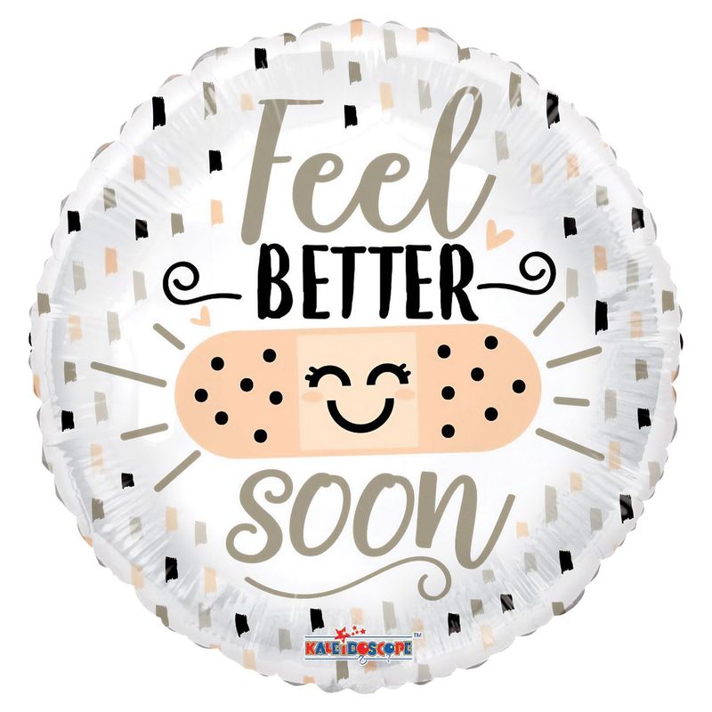 18&quot; Foil Balloon- Feel Better Soon, Bandaid