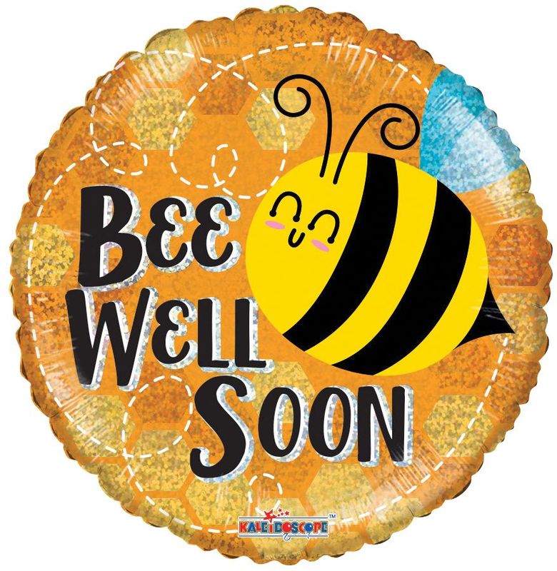 18&quot; Foil Balloon, Bee Well Soon