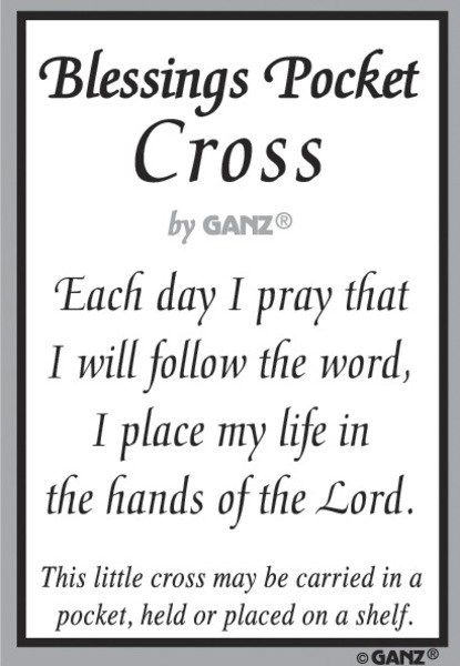 Blessings Pocket Cross