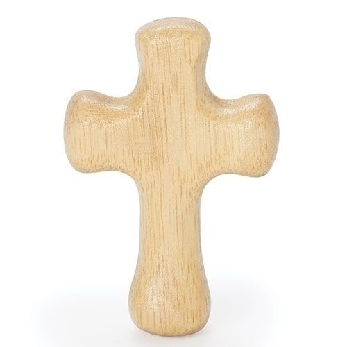 2.5&quot;H MINI WOOD COMFORT CROSS