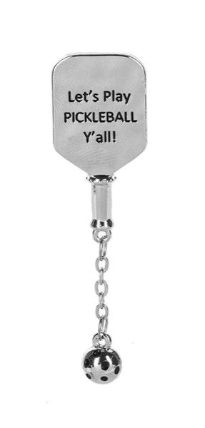 Pickleball Charms in a Basket