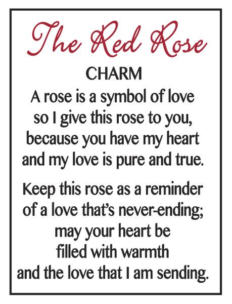 ROSE POCKET CHARM