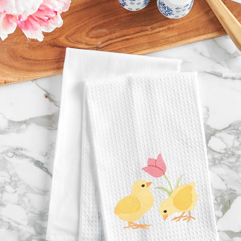 Chicks &amp; Tulip Towel