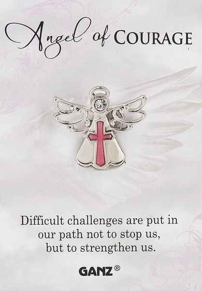 PIN-ANGEL OF COURAGE,ZINC