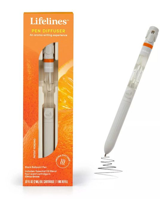 Lifelines Pen Diffuser with 4-Scent Cartridge in Citrus Grove