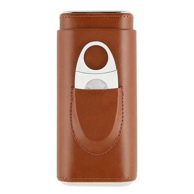 3 Finger Leather Cigar Case by Cole Wheeler