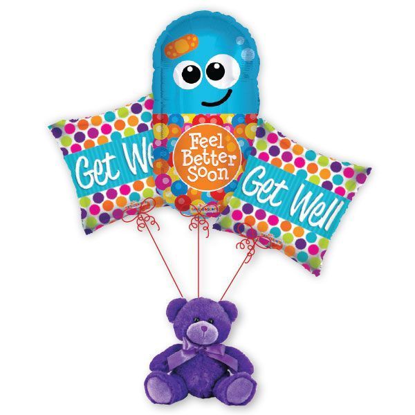 Balloon Bouquet - Get Well Pill