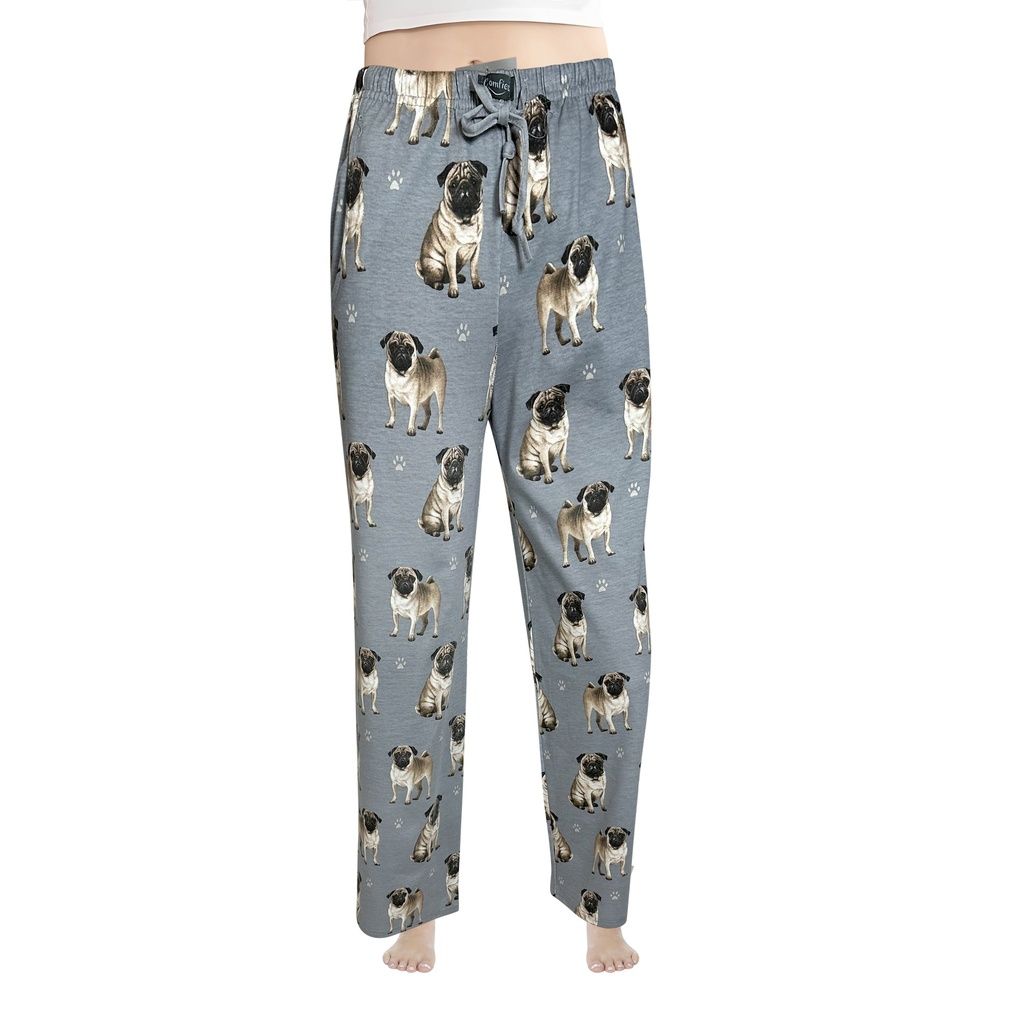 Pug Pajama Bottoms