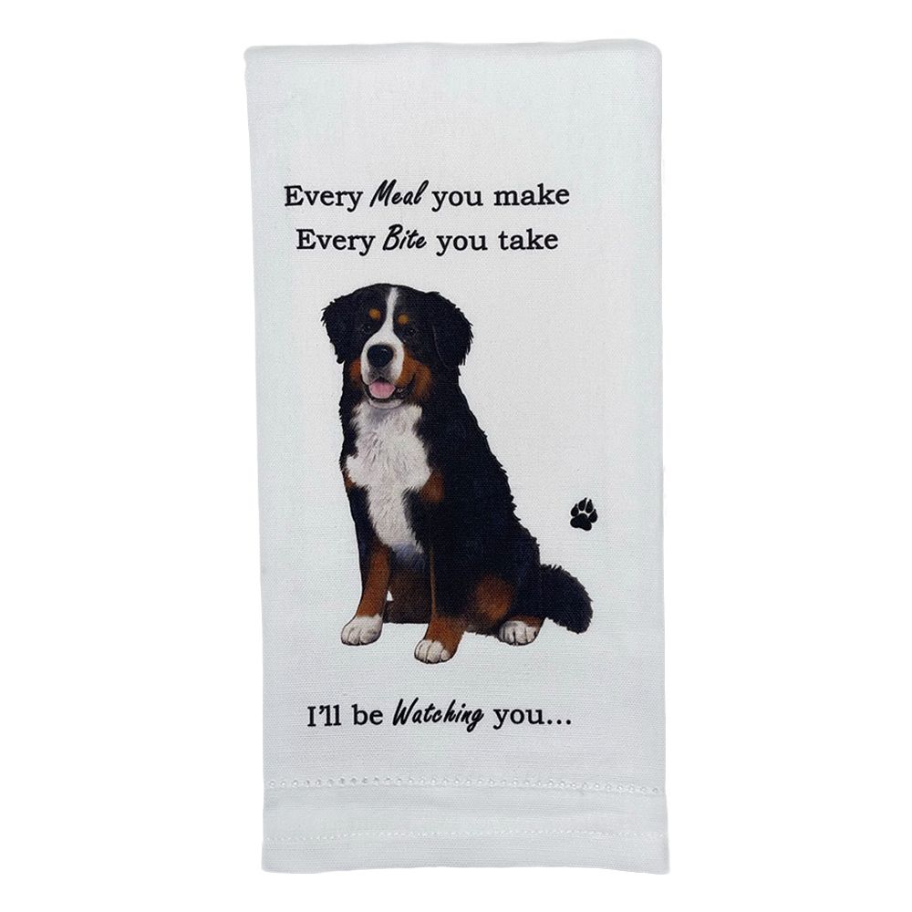 Bernese Mt Dog Kitchen Towel