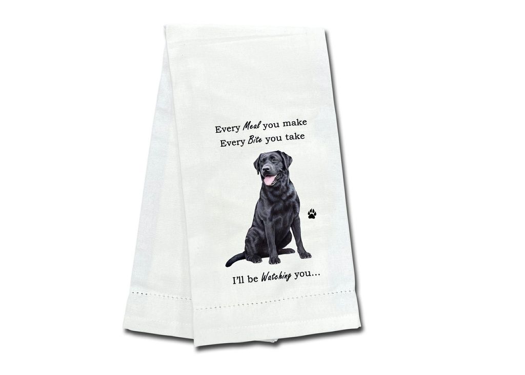 Black Labrador Kitchen Towel