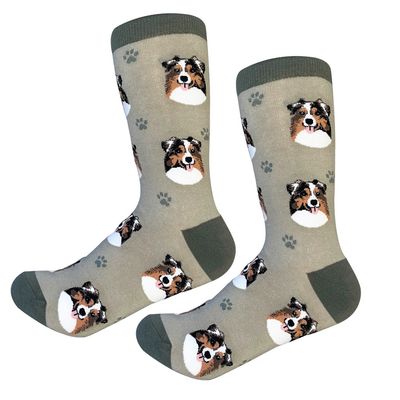 Australian Shepherd - Fun Novelty Dog Socks