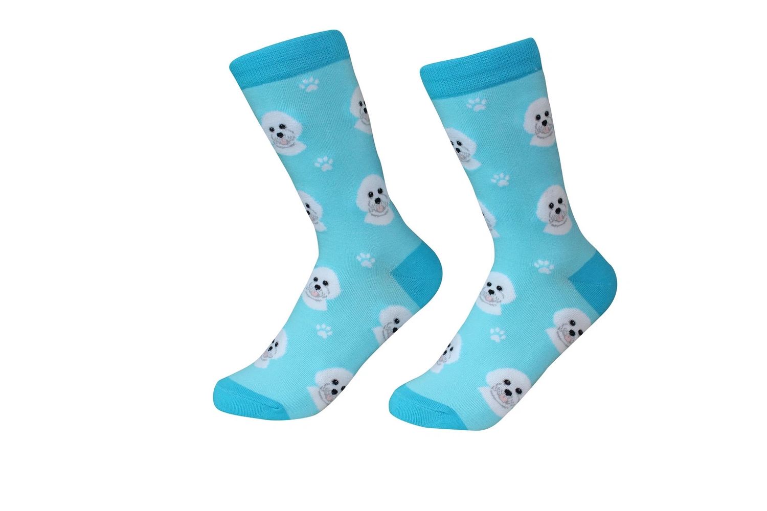 Bichon Frise   - Unisex - Fun Novelty Dog Socks